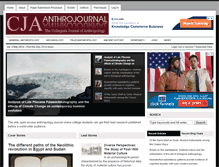 Tablet Screenshot of anthrojournal.com